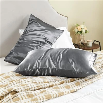 Almohadas de cama de seda